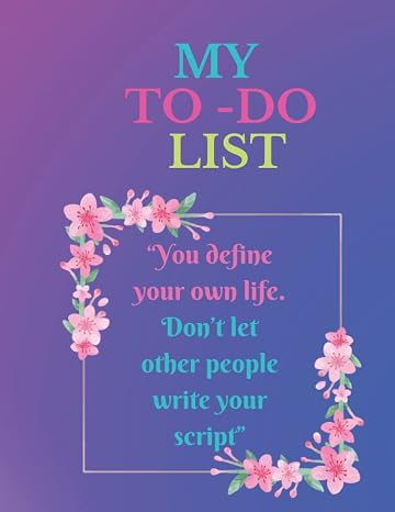 To Do List Daily Task Checklist Planner Time Management Notebook By Naseem Khan: Daily Checklist