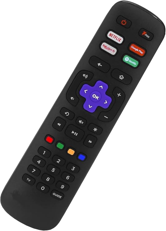 Replacement Remote Control for Hisense Roku TV B7120 Series - Compatible with R43B7120UK, R50B7120UK, R55B7120UK, R65B7120UK - Simplified TV Control Solution