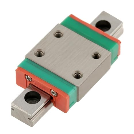Mini Linear Slide, LWL7B Miniature Bearing Steel Linear Rail Guide Linear Slide Rail 7mm Width with Slide Block (40MM)