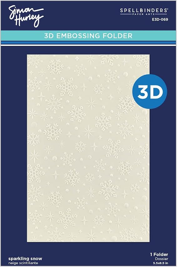 Spellbinders 3D Embossing Folder, ONE