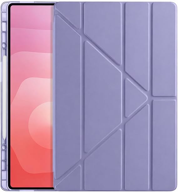 Coverzone Huawei MatePad ile uyumlu 11.5 Kılıf Kalem Koyma Bölmeli Stand Olan Uyku Modlu Suni Deri, Yarı transparan Silikon Arka Yüzey ergonomik yapılı, Attravtive Smart Cover
