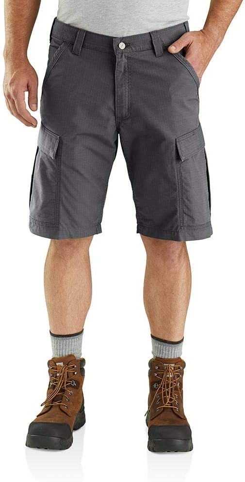 Carhartt Men's Force Relaxed Fit Ripstop Cargo Work Short, Shadow, W32
