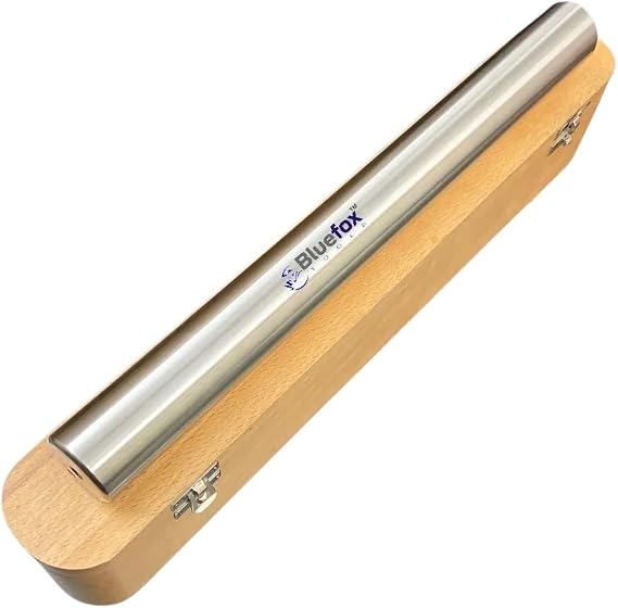 Lathe Alignment Test Bar 400mm (15-3/4") Parallel Shank Mandrel Wooden Box