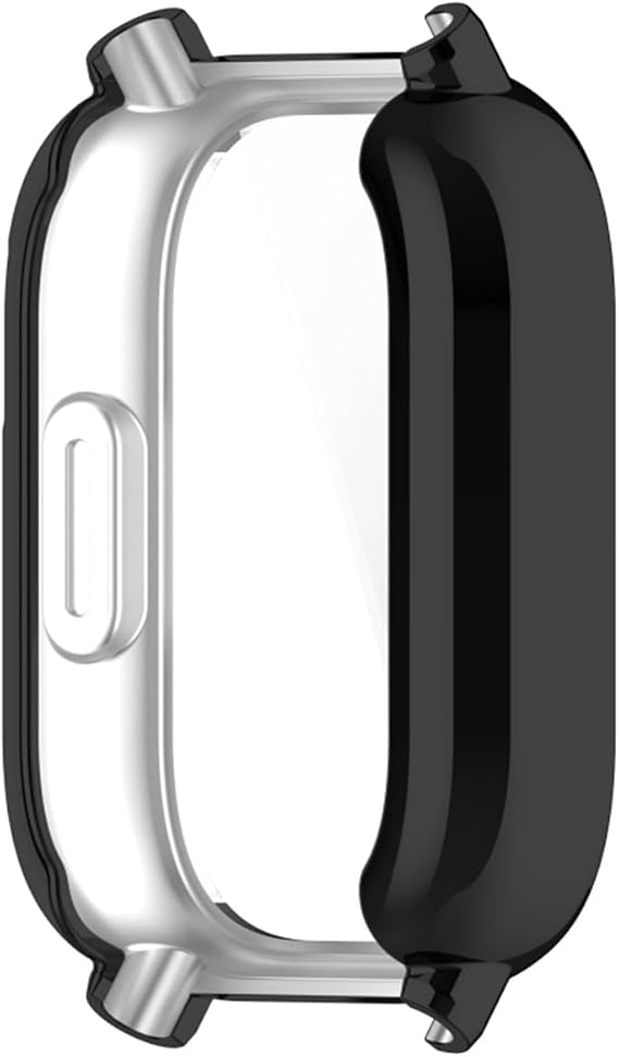 Microcase Xiaomi Redmi Watch 5 Lite için Önü Kapalı Silikon Kılıf - AL3173 (ŞEFFAF)