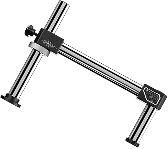 Space-Saving Stereo Microscope Boom Stand Double Flexible Arms with Smooth Rotation & Ergonomic Height Control Microscope Arm Stand
