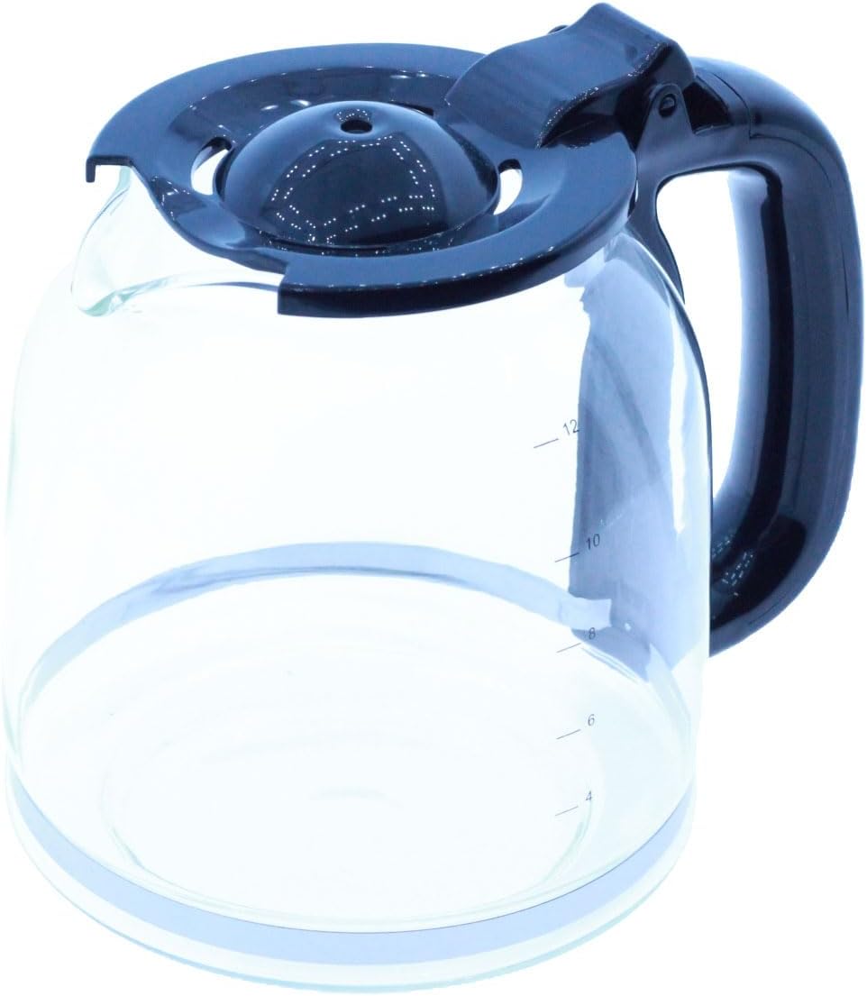 good part VESTEL Retro Burgundy Filter Coffee Machine Glass Infuser