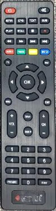 General Replacement Remote Control Fit for Istar TV A9700 Plus A9000 Plus 6500 1600 Plus Zeed222 Zeed333 A8500 Plus A8000 Plus