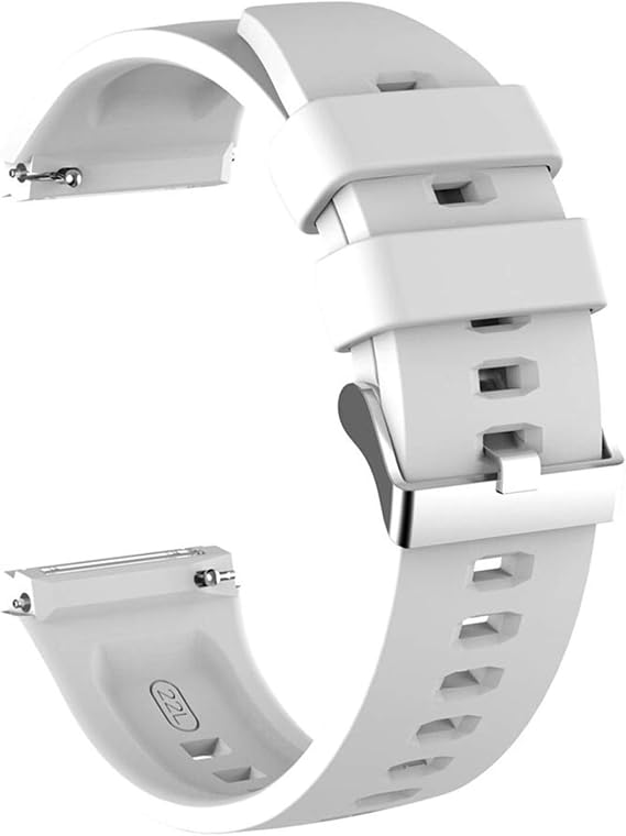 Microsonic Samsung Galaxy Watch 3 45mm için Kordon, Silicone RapidBands Beyaz [Galaxy Watch 3 45mm ile Uyumlu Kordon - Beyaz]