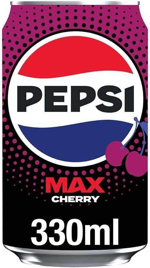 Pepsi Max Cherry, 330 ml, (Pack of 1)