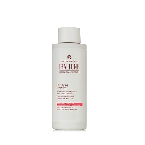 Cantabria Labs Iraltone Fortifying Shampoo, 200 ml – Stimulates and Strengthens Hair from the Root, for Fine and Weakened Hair, 200 ml