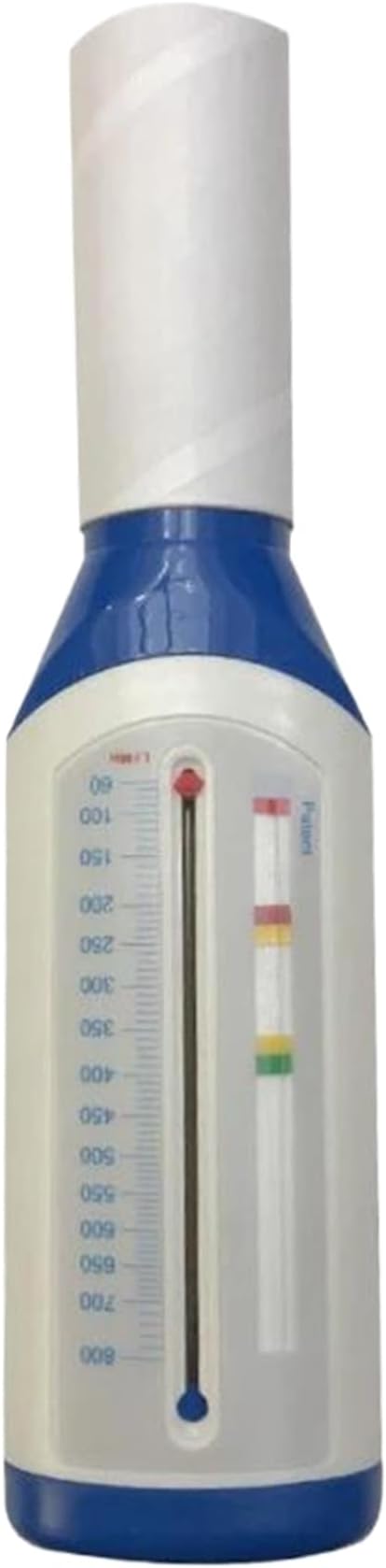 Spirometer Portable Peak Flows Meter Personal Pocket Incentive Spirometer Adult with Scale & Mouthpiece Breathing Exercise Device for Lungs Asthma Monitor for Women Men, Oxygen