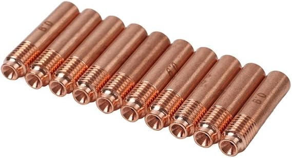 10pcs .035" Contact Tips 000068 for Miller M10 M15 M25 M40 M100 & Hobart H9 H10 MIG Welding Torch Copper Nozzle 000-068