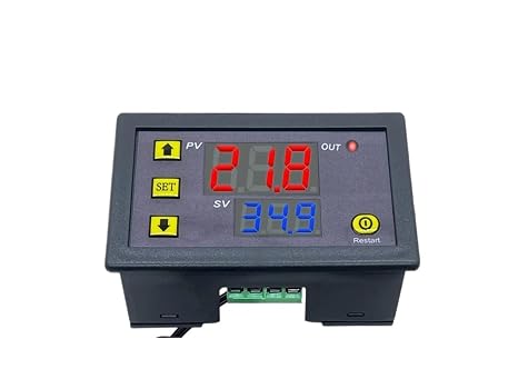 Output Digital Temperature Controller -55~120C Thermostat Regulator Heating Cooling Control Switch 10A 220V/20A 12V(DC12V)