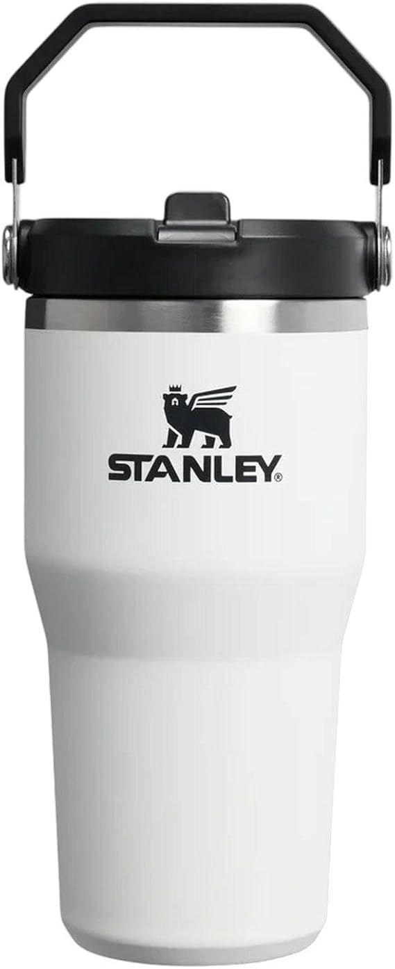 Stanley The IceFlow™ Flip Straw 2.0 Tumbler 0.59L / 20oz Chalk Termos AS10134250117 Metal