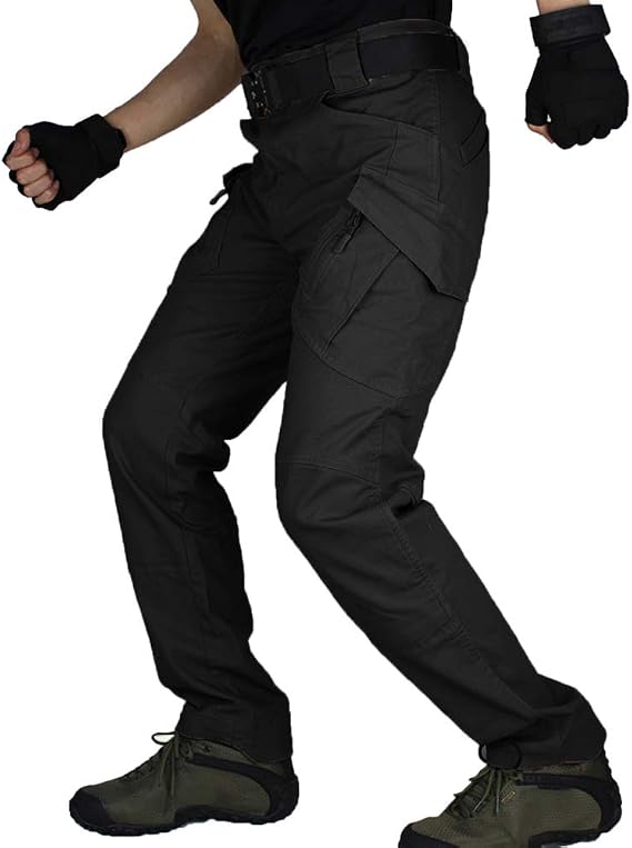 Cargo Pants Abrasion Resistant, Multifunctional, Stretchable Men's Military Outdoor Work Pants, Male Tactical Pants, Work Wear, Long Pants