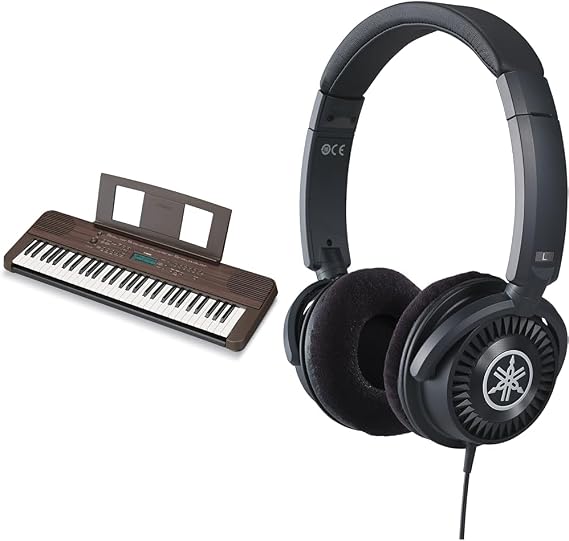 YAMAHA PSR-E360 Portable Keyboard bundled with HPH-150 Headphones