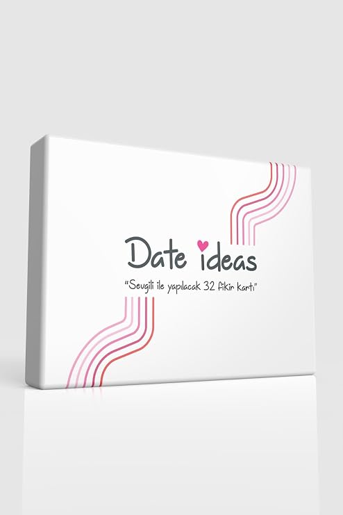 Date Ideas, Sevgili ile Yapılacak 32 Şey Fikir Kartı, Kazı kazan Randevu Kartları,Sevgiliye Hediye