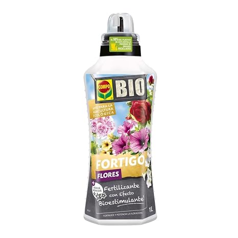 COMPO BIO Fortigo Flores, Organic Fertilizer Extra Flowering, 1 L