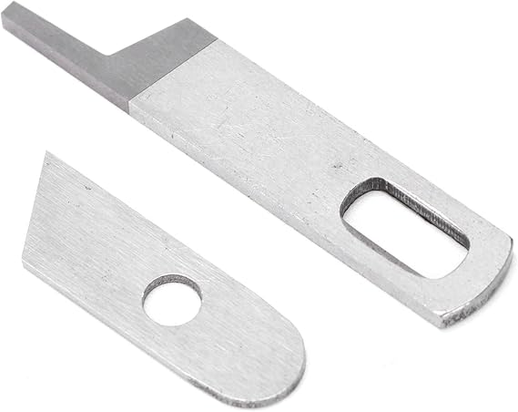 Overlock Knife Blade Set, 2 Knives (Upper and Lower) for Overlock Serger Singer 14SH654, 14SH754 14SH, 14CG and 14U Plus Other PFAFF, Babylock and Consew Models