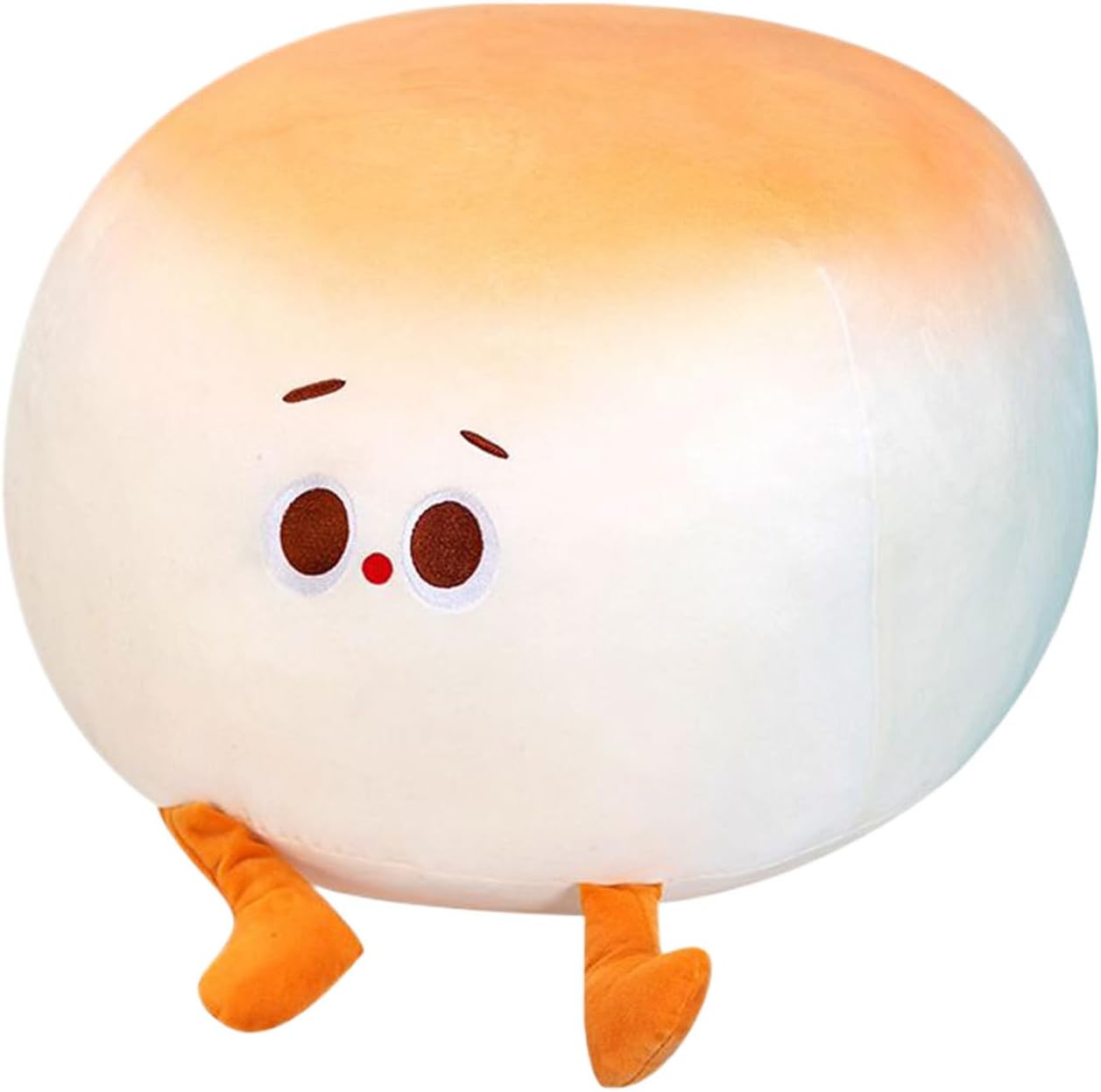 Steamed Bun Plush Toy | Plush Pillow Simulation Snack,Decorative Playmate with Adorable Expression for Boys Girls Boys