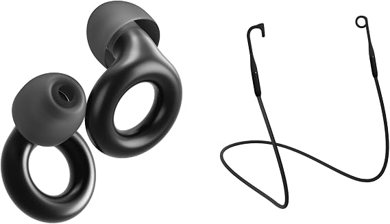 Loop Experience 2 Ear Plugs + Loop Link Connector Set | Ear Plugs for Live & Festival | Includes Anti-lost Strap