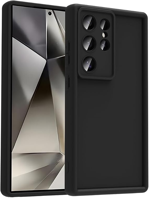 Zore Galaxy ile uyumlu S25 Ultra Kılıf Kamera Korumalı Zore Ananas Kapak Siyah