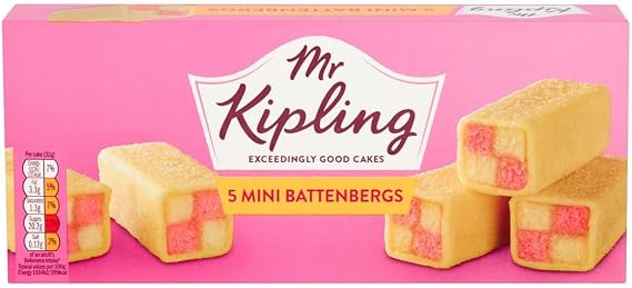 Mr Kipling Mini Battenberg Cake 5pk by Mr. Kipling