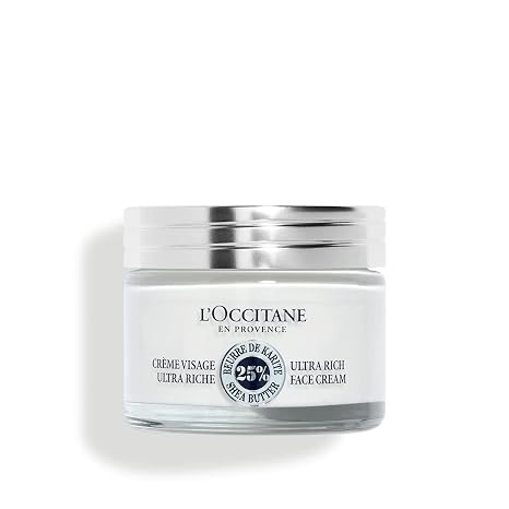 L'OCCITANE Shea Butter (Karité) Ultra Rich Face Cream 50 ml Dry and sensitive skin - moisturises and gives instant well-being - Made in France