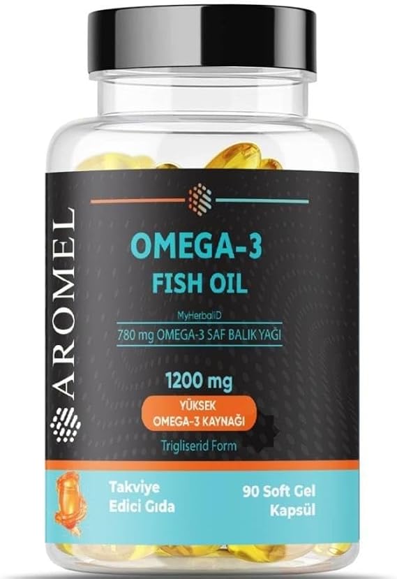 Aromel Omega 3 Balık Yağı 90 ad Softgel 1200 mg Yüksek Omega Kaynağı
