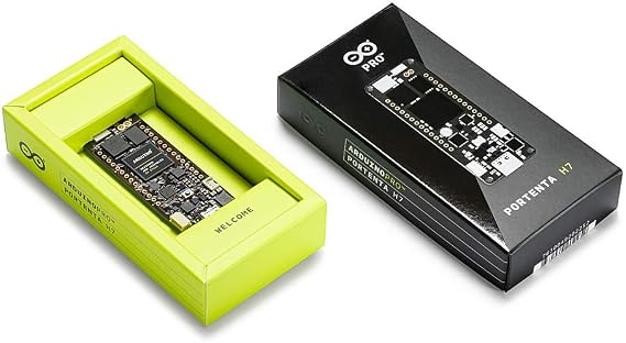 Arduino Portenta H7 [ABX00042] - High Performance Dual-Core Microcontroller Board with ARM Cortex-M7 and M4 Ideal for AI Edge Computing and IoT Projects