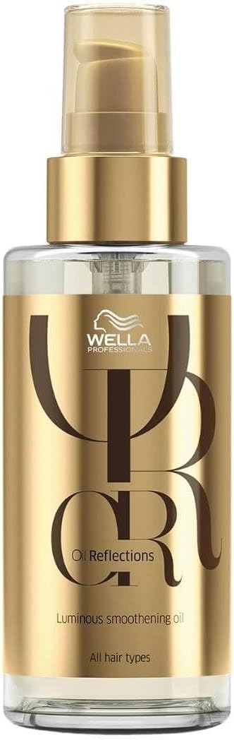 Wella Professionals Oil Reflections Hair Conditioning Oil with Chamomile Oil, White Tea Extracts, Regenerating Hair Care for Smooth, Shiny Hair, 100ml