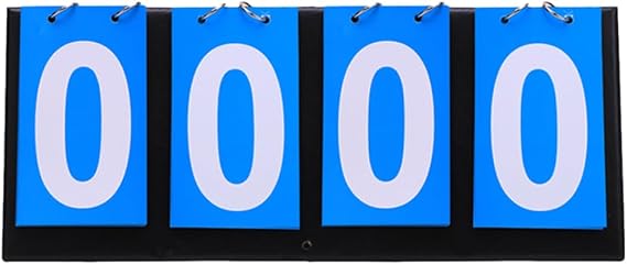 Toddmomy score flipper sports game score scoreboard flip numbers basketball scoreboard Sports Score Scoreboard Basketball Score Board Scoreboard Score Keeper flip card Divider counter