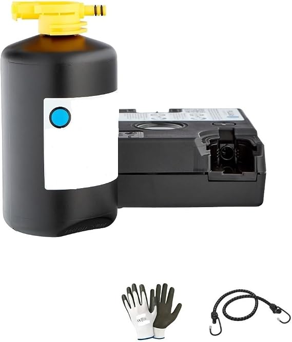 Compatible With Malaguti Crosser 50 El Kit Inflate-repair Motorcycle-scooter-bike Repair Of Tyres-wheels Automatic Tyres With Compressor And 450ml Dunlop Sealing Liquid Tech