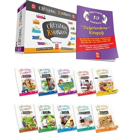 Üretimin 10 Harikası Hikaye Serisi (10 Kitap): 2 ve 3. Sınıflar İçin