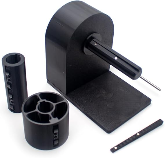 Mini Electric Label Rewinder, Micro Barcode Automatic Rewinding Machine, Speed Adjustable