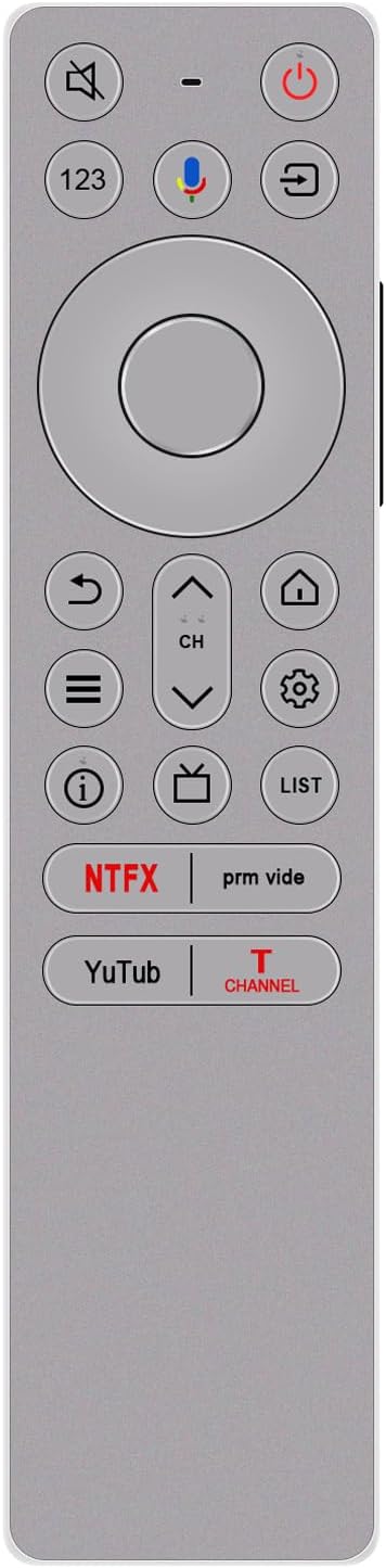 Voice Remote Control Compatible with TCL Mini LED TV RC933-FUB1 Q10B C755
