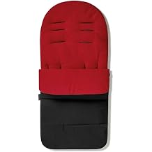 For Your Little One Premium Footmuff/Cosy Toes Compatible with Quinny Zapp Flex Plus - Fire Red