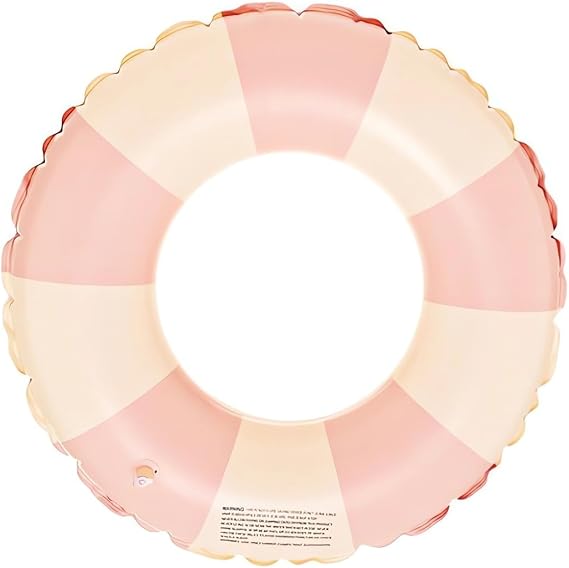 Inflatable Swimming Ring, Vintage Striped Inflatable Float, Pool Floats Floating Rubber Ring Float, for Summer Pools and Beach for Adults and Kids