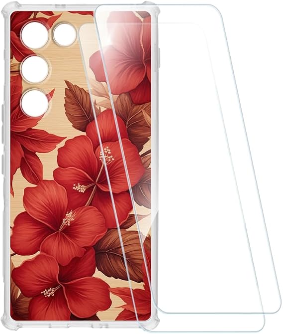 Tempered Glass and Case for Red Magic 11 Air Trace 5G - Flower 3