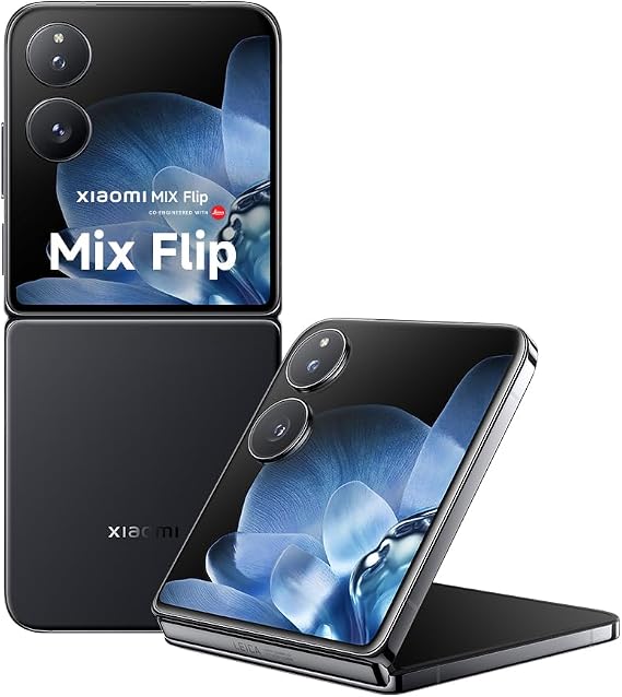 XIAOMI Mix Flip 6.86" Inner Display 4.01" Outer Display Snapdragon® 8 Gen 3 Leica Summilux Lens 67W HyperCharge 3.3GHz 12GB 512GB Black(UK Version + )