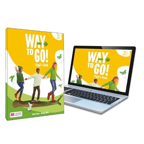 Way to Go! 3 Pupil's Book: libro de texto de inglés impreso con acceso a la versión digital