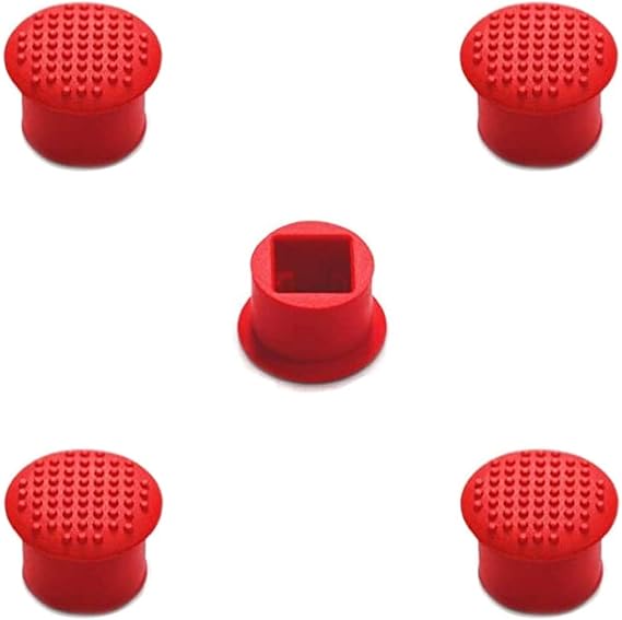 MMOBIEL 5 PCS Rubber TrackPoint Keyboard Mouse Red Cap with Soft Dome and Rim Laptop Pointer for Lenovo ThinkPad X/T/E / / L/P/Yoga Series