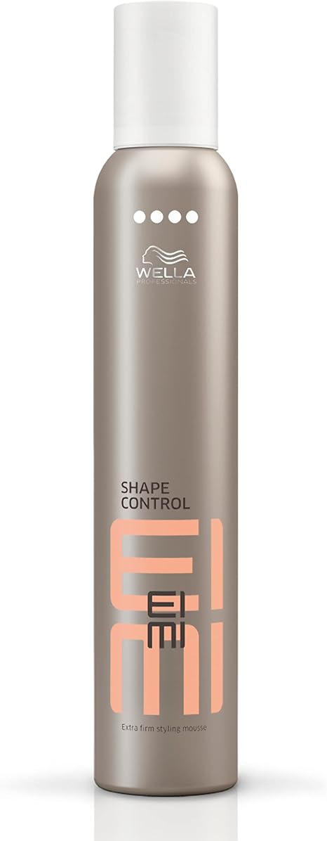 Wella Professionals EIMI Shape Control Extra Hold Hair Styling Mousse with Heat Protection, Hold Level 4, 500ml