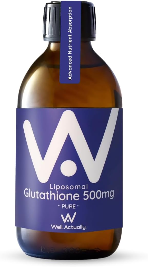 Pure Liposomal Glutathione 500mg 50 Servings - 250ml High Bioavailability Setria® Glutathione Supplement - Powerful Antioxidant for Skin and Body Detox - Vegan, Unflavoured