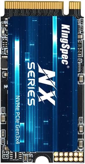 KingSpec 512GB M.2 2242 NVMe SSD - 最大3,500MB/秒の読み取り速度 PCIe 3.0 SSD 3D NANDフラッシュ付き PC ノートパソコン デスクトップに対応