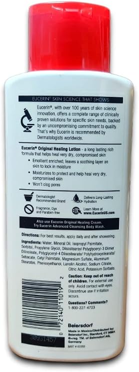 Eucerin Original Healing Losyon, Aşırı Kuru Ciltler İçin, 250ml