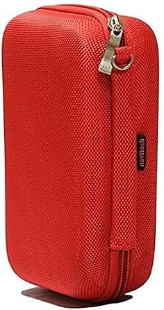 Navitech Red Watch & Accessory Case Compatible With TAOPON Smart Watch