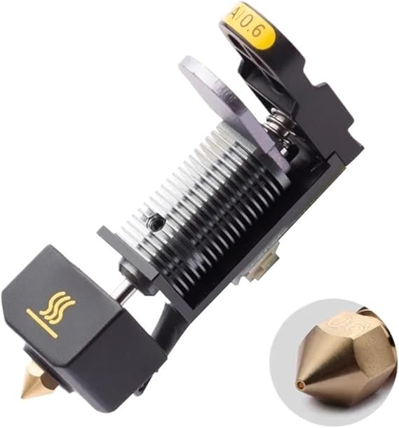 Single Head Double Nozzle Module, Compatible with Snapmaker Artisan 3D Printer, Fast Manufacturing Dual Extruder Hotend, 0.4mm All Metal Nozzle, 300°C High Temperature 0.6mm hot end