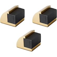 Metal Kapı Stoperi 3’lü Set Oval Gold Altın Güçlü Yapışkanlı Kauçuk Kapı Tamponu Çarpma Durdurucu