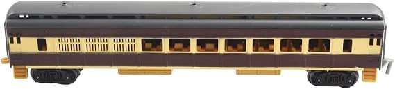 HO Scale Model Train Carriages Plastic Rail Track Vehicle Toy For Model Railroad Layouts Sand Table Scenery Building Architecture Diorama Accessories Kids(Passenger for coach)